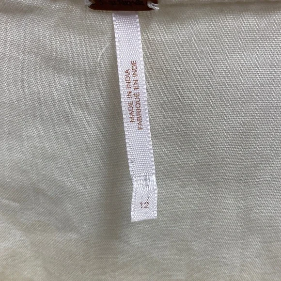 Free People Cream Textured Fabric - Picture 2 of 5